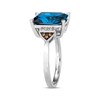 Le Vian Deep Sea Blue Topaz & Diamond Ring 14K Vanilla Gold