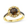 Thumbnail Image 1 of Le Vian Chocolate Quartz Ring 1/3 ct tw Diamonds 14K Honey Gold