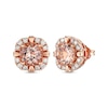 Thumbnail Image 0 of Le Vian Morganite Stud Earrings 3/8 ct tw Diamonds 14K Strawberry Gold