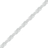 Thumbnail Image 2 of Diamond Infinity Link Bracelet 1/2 ct tw Sterling Silver 7.25"