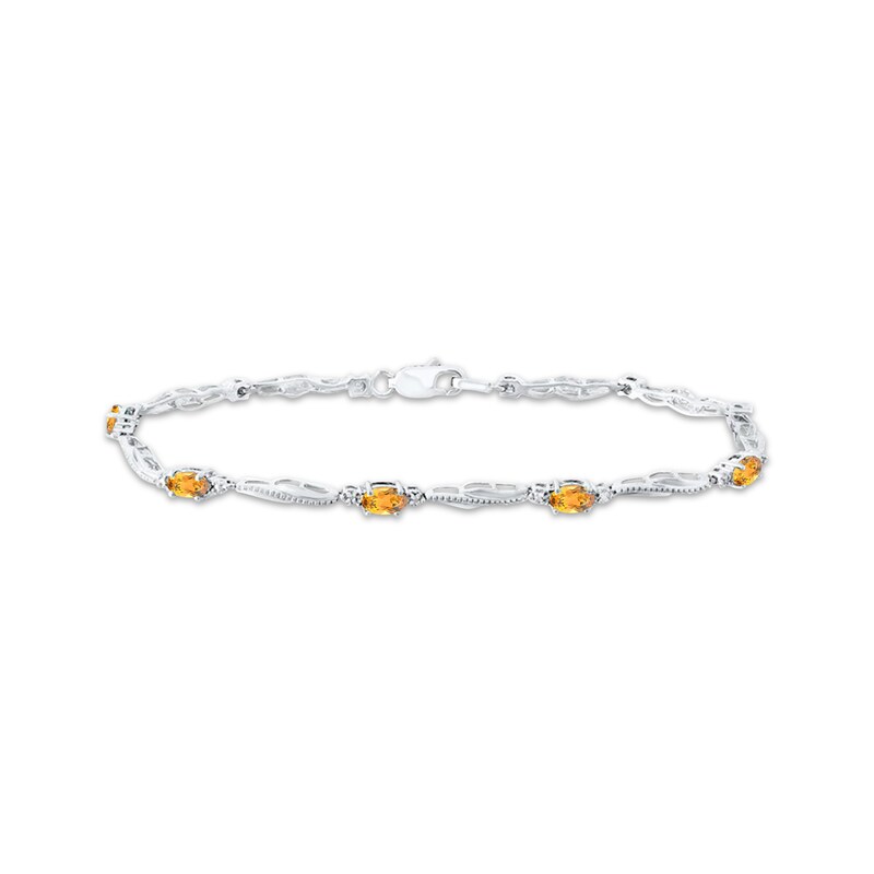Oval Diamond-cut Link Bracelet Sterling Silver Oval Diamond-cut Link Bracelet Sterling Silver