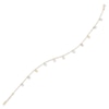 Thumbnail Image 2 of Diamond-Cut Heart Dangle Anklet 10K Tri-Tone Gold 10"