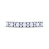 Thumbnail Image 3 of Lab-Created Opal & White Lab-Created Sapphire Stackable Ring Sterling Silver