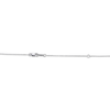 Thumbnail Image 4 of Emerald-Cut White Lab-Created Sapphire & Butterfly Necklace Sterling Silver 18"