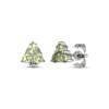 Thumbnail Image 0 of Peridot Trio Stud Earrings Sterling Silver