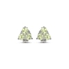 Thumbnail Image 2 of Peridot Trio Stud Earrings Sterling Silver
