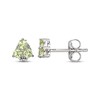 Thumbnail Image 3 of Peridot Trio Stud Earrings Sterling Silver