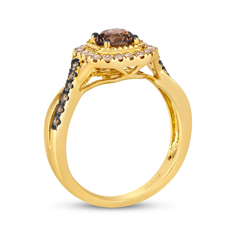 Main Image 3 of Le Vian Diamond Ring 1 ct tw 14K Honey Gold