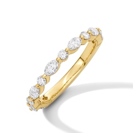 Neil Lane Artistry Marquise & Round-Cut Lab-Grown Diamond Anniversary Band 3/4 ct tw 14K Yellow Gold