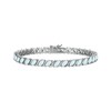 Thumbnail Image 1 of Marquise-Cut Lab-Created Opal S-Link Bracelet 7.25"