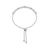 Thumbnail Image 2 of Citrine & White Lab-Created Sapphire Infinity Bolo Bracelet Sterling Silver