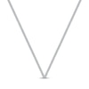 Thumbnail Image 1 of Diamond Chevron Necklace 7 ct tw 14K White Gold 16.5"