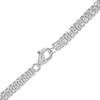 Thumbnail Image 2 of Diamond Chevron Necklace 7 ct tw 14K White Gold 16.5"