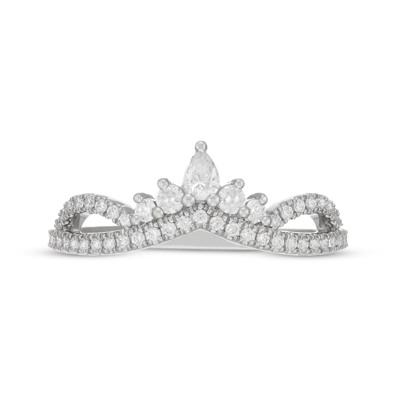 Main Image 3 of Neil Lane Pear-Shaped Diamond Anniversary Ring 3/8 ct tw 14K White Gold