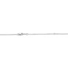 Thumbnail Image 4 of White Lab-Created Sapphire & Pink Mother of Pearl "Sagittarius" Necklace Sterling Silver 18"