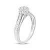 Thumbnail Image 2 of Adore Diamond Flower Engagement Ring 1/2 ct tw 10K White Gold