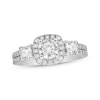 Thumbnail Image 1 of Adore Round-Cut Diamond Three-Stone Engagement Ring 1-1/4 ct tw 14K White Gold