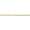 Thumbnail Image 2 of Rope & Box Chain Necklace 2.46mm Hollow 10K Two-Tone Gold 18"