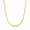 Thumbnail Image 1 of Herringbone Chain Necklace 3mm Solid 10K Yellow Gold 22"