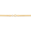 Thumbnail Image 3 of Herringbone Chain Necklace 3mm Solid 10K Yellow Gold 22"