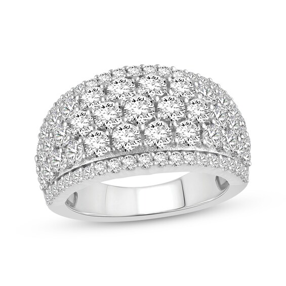Adore Lab-Grown Diamonds Five-Row Anniversary Ring 3 ct tw 14K White Gold