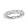 Thumbnail Image 1 of Adore Lab-Grown Diamonds Oval-Cut East-West Anniversary Ring 2 ct tw 14K White Gold