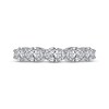 Thumbnail Image 3 of Adore Lab-Grown Diamonds Oval-Cut East-West Anniversary Ring 2 ct tw 14K White Gold