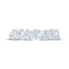 Thumbnail Image 4 of Monique Lhuillier Bliss Marquise & Round-Cut Lab-Grown Diamond Anniversary Ring 1 ct tw 18K White Gold