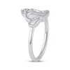 Thumbnail Image 2 of Diamond Crown Fashion Ring 1/5 ct tw Sterling Silver
