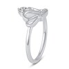 Thumbnail Image 5 of Diamond Crown Fashion Ring 1/5 ct tw Sterling Silver