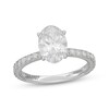 Thumbnail Image 1 of Neil Lane Artistry Oval-Cut Lab-Grown Diamond Hidden Halo Engagement Ring 2-1/2 ct tw 14K White Gold