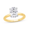 Thumbnail Image 1 of Adore Oval-Cut Lab-Grown Diamond Solitaire Engagement Ring 2 ct tw 14K Yellow Gold (F/VS2)