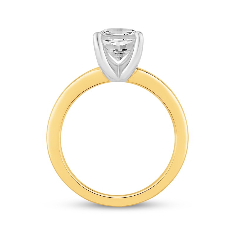Main Image 2 of Adore Oval-Cut Lab-Grown Diamond Solitaire Engagement Ring 2 ct tw 14K Yellow Gold (F/VS2)