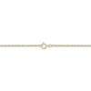 Thumbnail Image 2 of Diamond "LA" Necklace 1/20 ct tw 10K Yellow Gold 18"