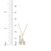 Thumbnail Image 3 of Diamond "LA" Necklace 1/20 ct tw 10K Yellow Gold 18"