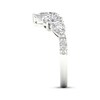 Thumbnail Image 3 of Adore Lab-Grown Diamonds Pear-Shaped & Oval-Cut Anniversary Ring 2 ct tw 14K White Gold