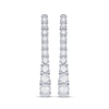 Thumbnail Image 2 of KAY Lab-Grown Diamonds Graduated Drop Earrings 1/2 ct tw 10K White Gold