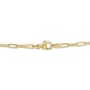Thumbnail Image 2 of Lab-Grown Diamond Bar Necklace 1/2 ct tw 24K Yellow Gold Vermeil Sterling Silver 18"