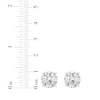 Thumbnail Image 5 of KAY Lab-Grown Diamond Solitaire Stud Earrings 4 ct tw 14K White Gold (F/VS2)