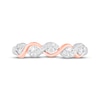 Thumbnail Image 3 of Adore Diamond Ribbon Anniversary Ring 1/5 ct tw 10K Two-Tone Gold