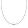 Thumbnail Image 2 of Men's Diamond Tennis Necklace & Bracelet Gift Set 2-7/8 ct tw Sterling Silver