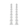 Thumbnail Image 2 of KAY Lab-Grown Diamonds Drop Earrings 1/2 ct tw 24K Yellow Gold Vermeil Sterling Silver