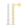 Thumbnail Image 3 of KAY Lab-Grown Diamonds Drop Earrings 1/2 ct tw 24K Yellow Gold Vermeil Sterling Silver