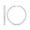 Thumbnail Image 3 of KAY Lab-Grown Diamonds Hoop Earrings 1/2 ct tw Sterling Silver