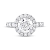 Thumbnail Image 3 of Adore Lab-Grown Diamonds Round-Cut Halo Engagement Ring 3 ct tw 14K White Gold