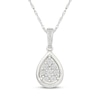 Thumbnail Image 2 of KAY Lab-Grown Diamonds Multi-Stone Teardrop Gift Set 1/6 ct tw Sterling Silver