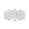 Thumbnail Image 3 of Adore Diamond Cluster Anniversary Ring 1/2 ct tw 10K Yellow Gold