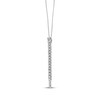 Thumbnail Image 3 of Diamond Drop Necklace 1-3/4 ct tw 14K White Gold 18"