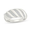 Thumbnail Image 1 of KAY Lab-Grown Diamonds Croissant Fashion Ring 1/4 ct tw Sterling Silver