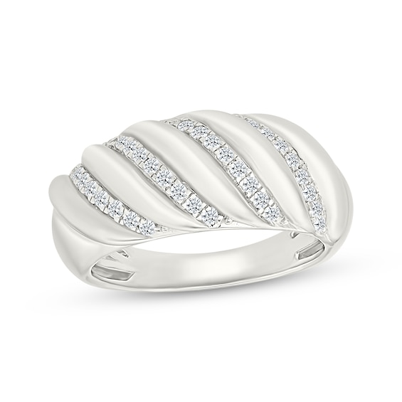 KAY Lab-Grown Diamonds Croissant Fashion Ring 1/4 ct tw Sterling Silver